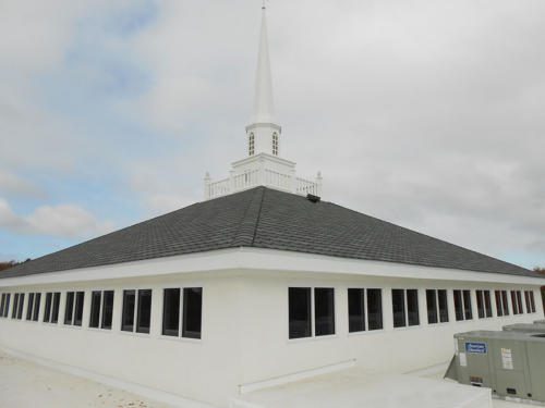 Union Baptist Church, Virginia Beach Virginia. Asphalt Shingles, TPO single-ply membrane and metal cornice work (19)